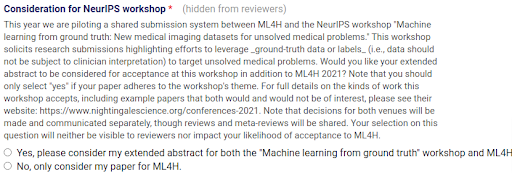 ML4H: Machine Learning for Health